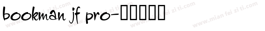 bookman jf pro字体转换